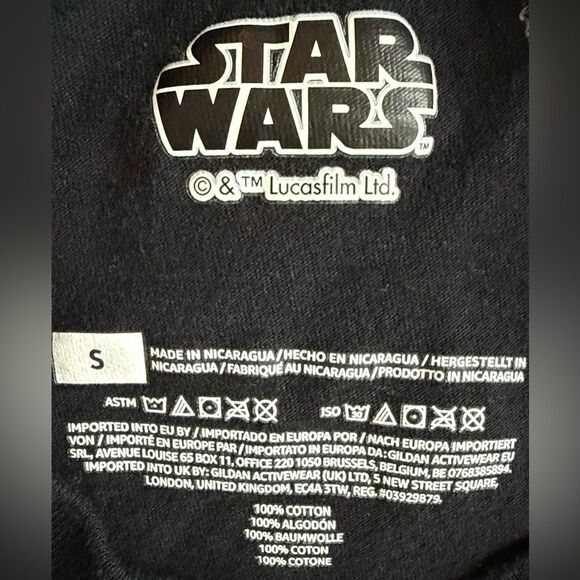 Stars Wars Boys Kids Short Sleeve 7th Birthday Trooper Graphic Tee. Youth Small. - Picture 2 of 3